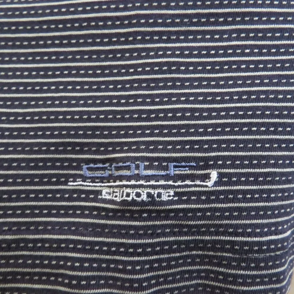 Claiborne Golf Men's Polo Pima Cotton Blend Brown/Tan  Medium  EUC - Picture 5 of 8